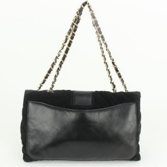 Authentic Chanel Black Suede Reissue Flag Flap - Picture 8 of 12